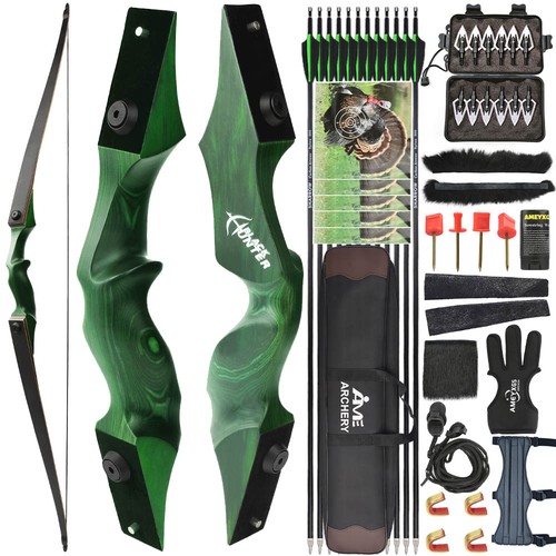 Archery recurve bow - archery, arrow