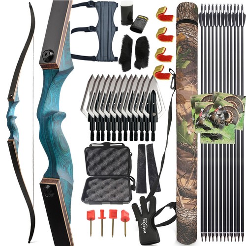 Recurve bow arrow set - 60",