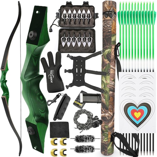 Recurve bow arrow - recurve, set